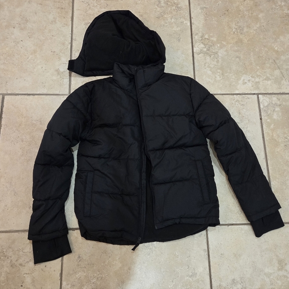 14/16 KIDS UNISEX Black Puffer Jacket